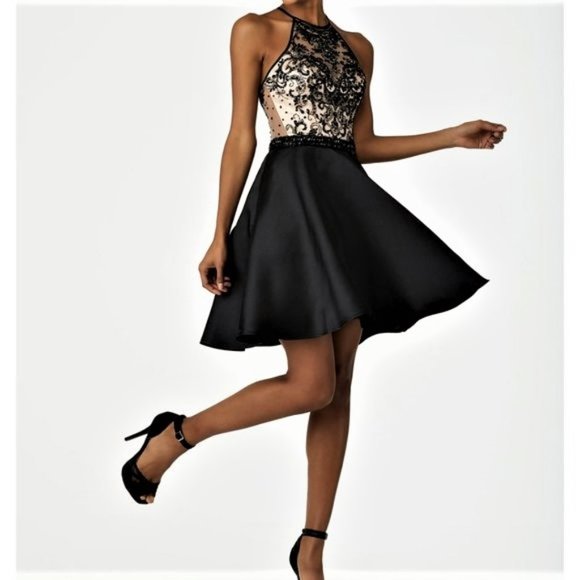 Mori Lee Dresses & Skirts - Mori Lee Sticks and Stones fit/flare black…